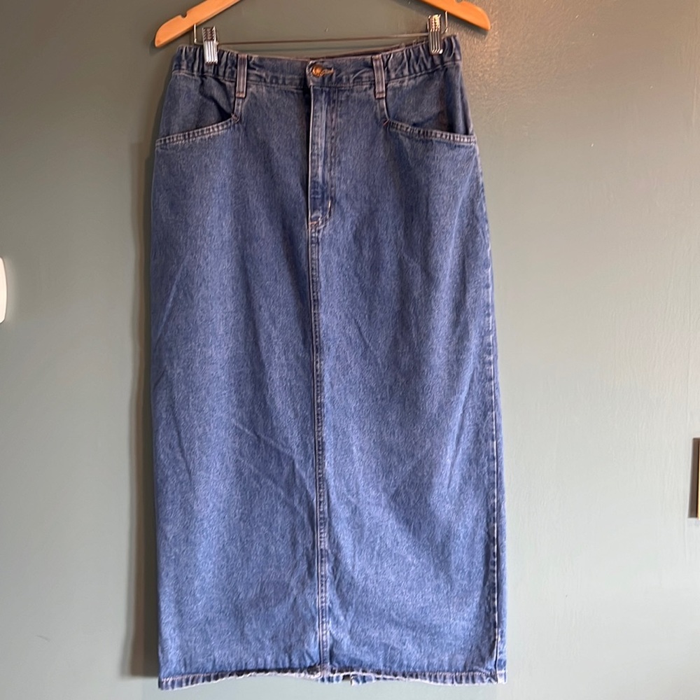 Vintage Y2K  Denim & Co. Jeanswear Denim Maxi long skirt